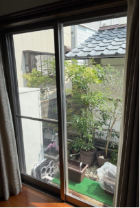窓ガラスフィルム施工